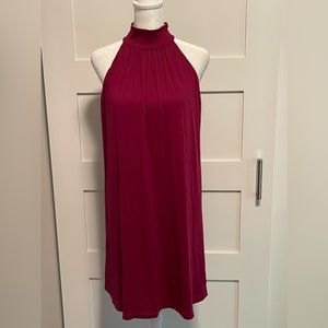Susana Monaco Burgundy Sleeveless Dress Size Mediun